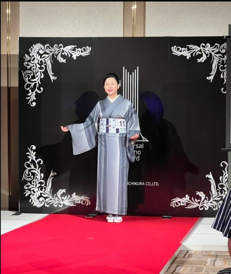 Universal kimono award in TOKYO きもの着方教室 いち瑠