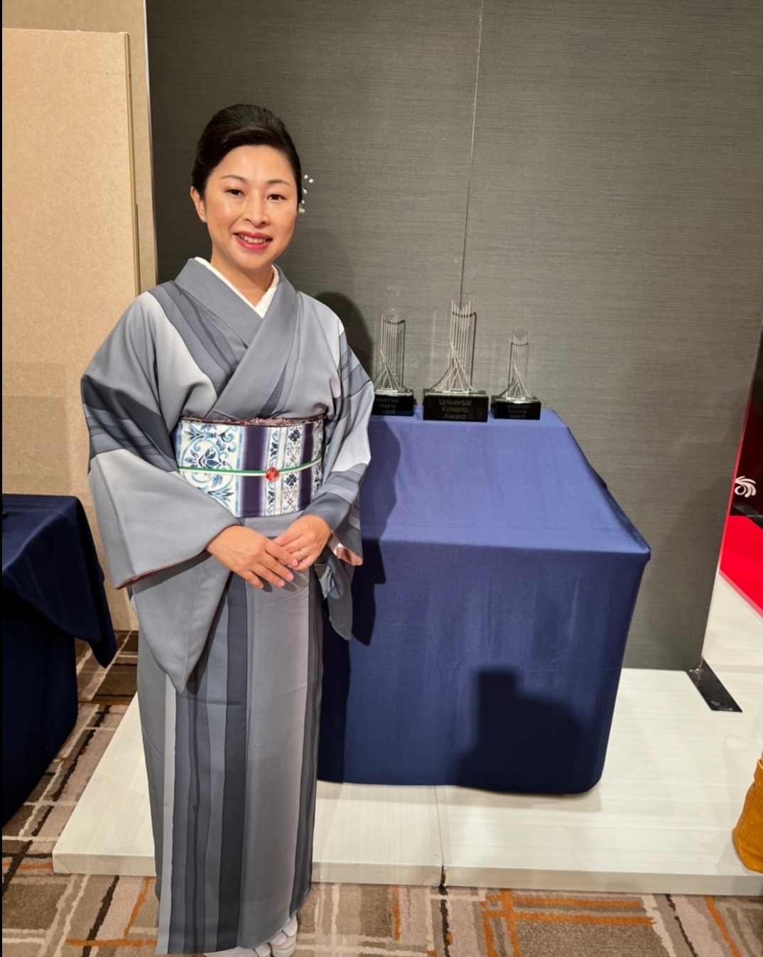 Universal kimono award in TOKYO きもの着方教室 いち瑠